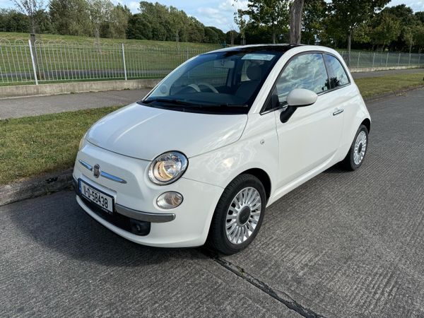 Fiat 500 Hatchback, Petrol, 2011, White