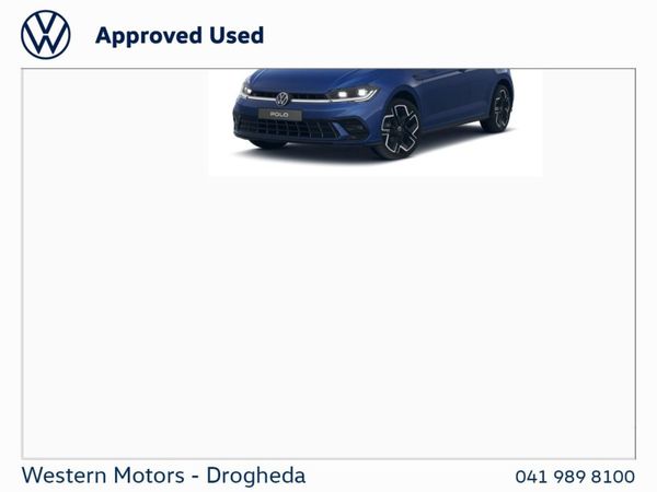 Volkswagen Polo Hatchback, Petrol, 2022, Blue