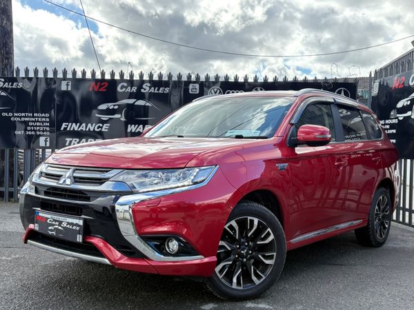 Mitsubishi Outlander SUV, Petrol Plug-in Hybrid, 2018, Red