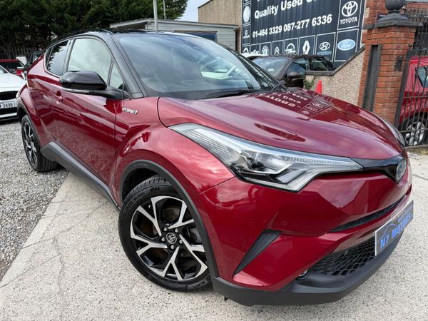 Toyota C-HR SUV, Petrol Hybrid, 2018, Red