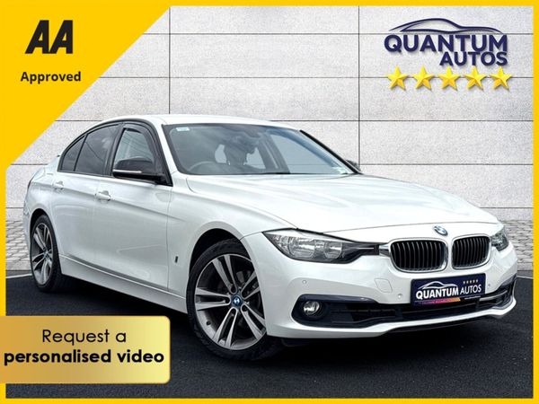 BMW 3-Series Saloon, Petrol Plug-in Hybrid, 2017, White