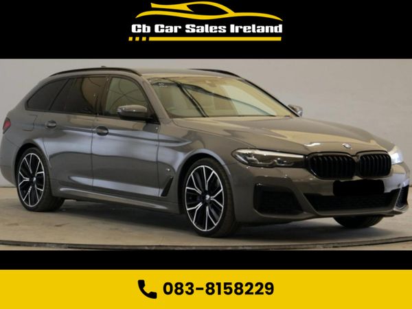 BMW 5-Series Estate, Diesel Hybrid, 2021, Grey
