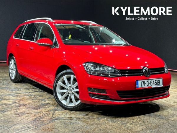 Volkswagen Golf Estate, Petrol, 2017, Red