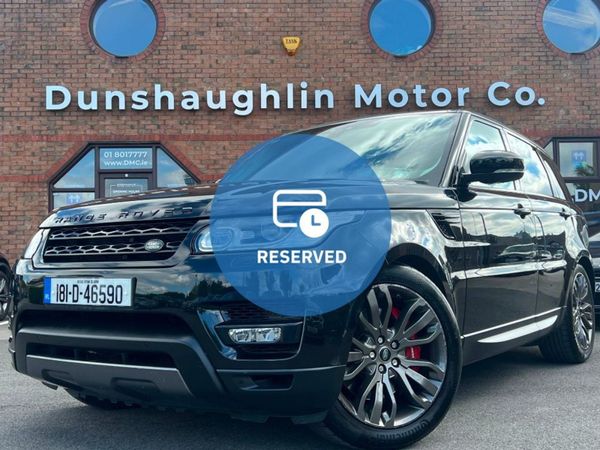 Land Rover Range Rover Sport SUV, Diesel, 2018, Black