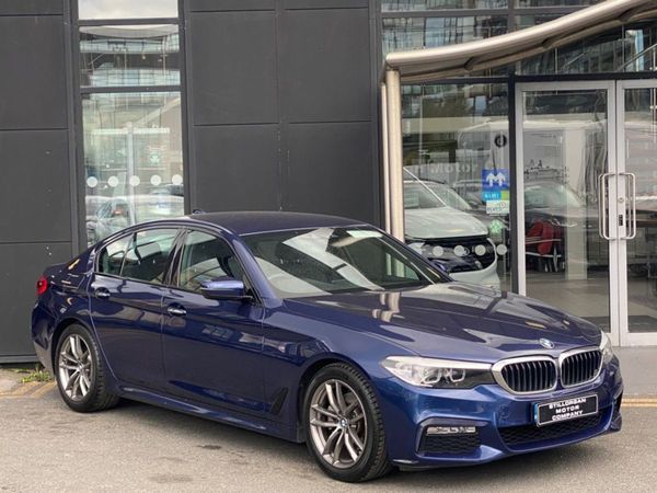 BMW 5-Series Saloon, Diesel, 2018, Blue