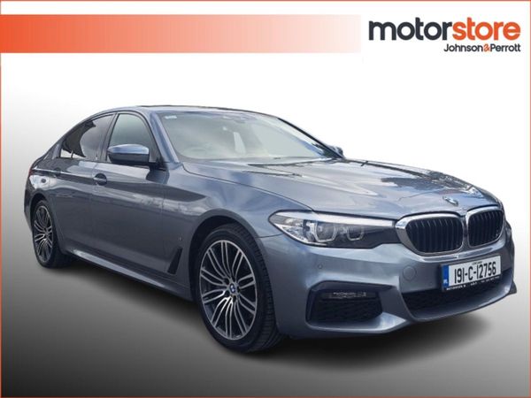 BMW 5-Series Saloon, Petrol Plug-in Hybrid, 2019, Blue