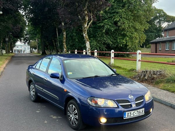 Nissan Almera Saloon, Petrol, 2003, Blue