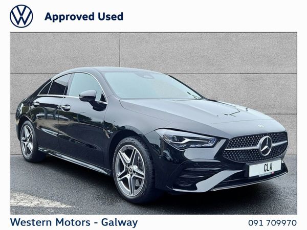 Mercedes-Benz CLA Coupe, Petrol Hybrid, 2025, Black