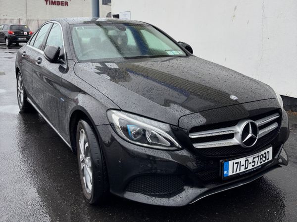 Mercedes-Benz C-Class Saloon, Petrol Plug-in Hybrid, 2017, Black
