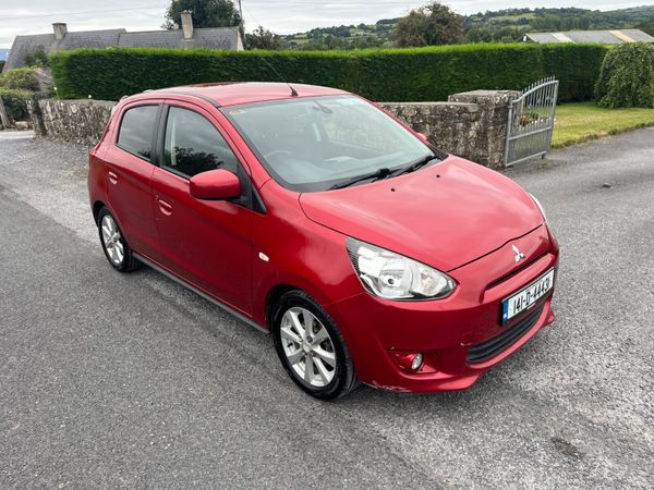 Mitsubishi Mirage Hatchback, Petrol, 2014, Red