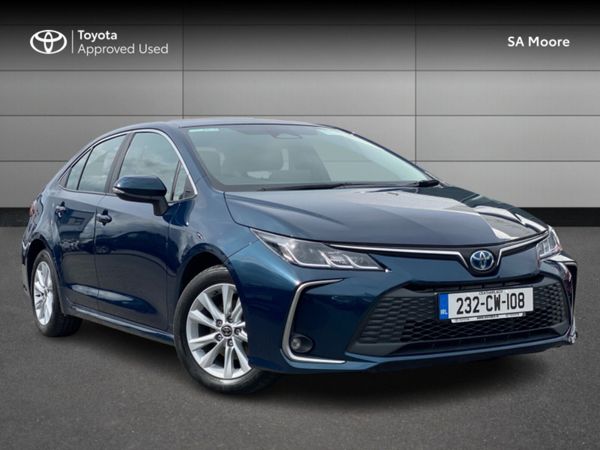 Toyota Corolla Saloon, Petrol Hybrid, 2023, Blue