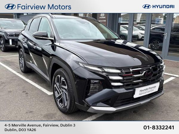 Hyundai Tucson SUV, Petrol Plug-in Hybrid, 2025, Black