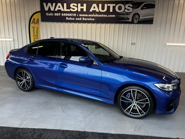 BMW 3-Series Saloon, Petrol Plug-in Hybrid, 2019, Blue