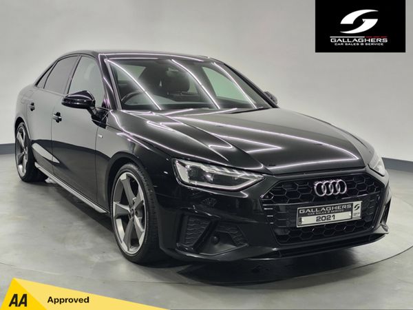 Audi A4 Saloon, Diesel, 2021, Black