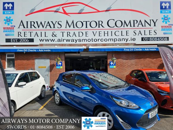 Toyota Aqua Hatchback, Petrol Hybrid, 2019, Blue