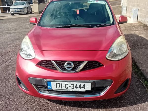Nissan Micra Hatchback, Petrol, 2017, Red