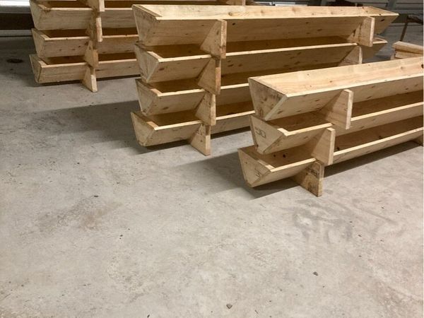 Timber sheep feeding troughs for sale in Co. Cork for €1 on DoneDeal