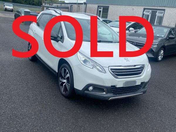 Peugeot 2008 SUV, Petrol, 2016, White