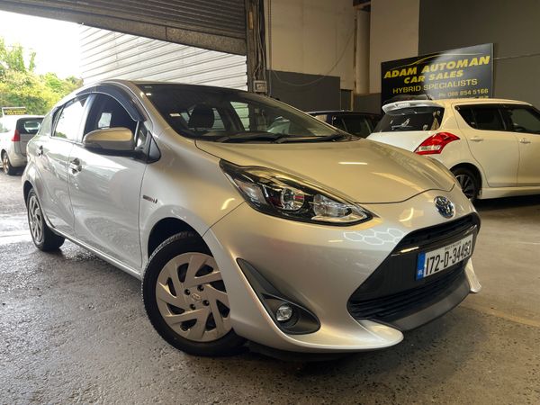Toyota Aqua Hatchback, Petrol Hybrid, 2017, Silver