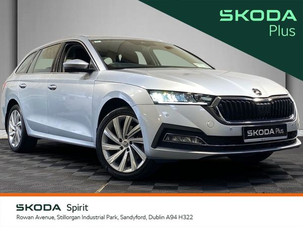 Skoda Octavia Estate, Petrol Plug-in Hybrid, 2021, Silver