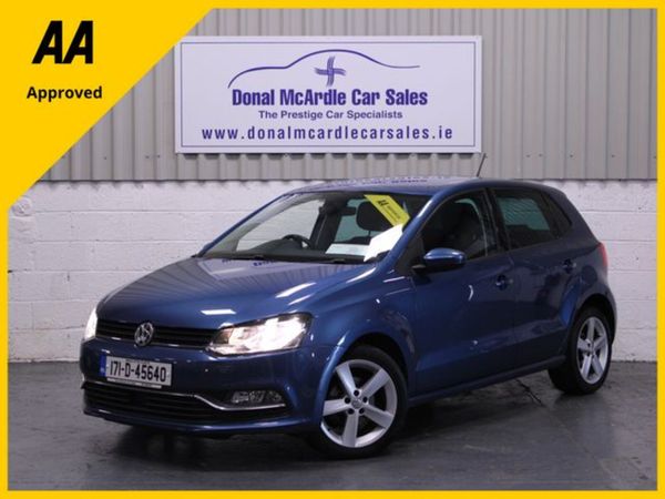 Volkswagen Polo Hatchback, Petrol, 2017, Blue
