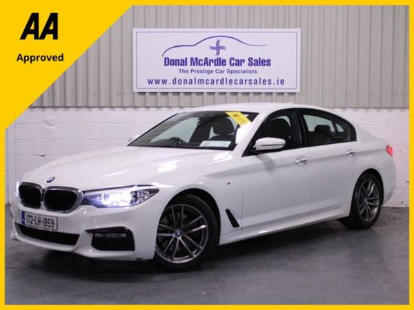 BMW 5-Series Saloon, Diesel, 2017, White