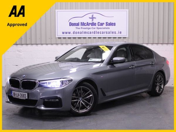 BMW 5-Series Saloon, Diesel, 2018, Blue