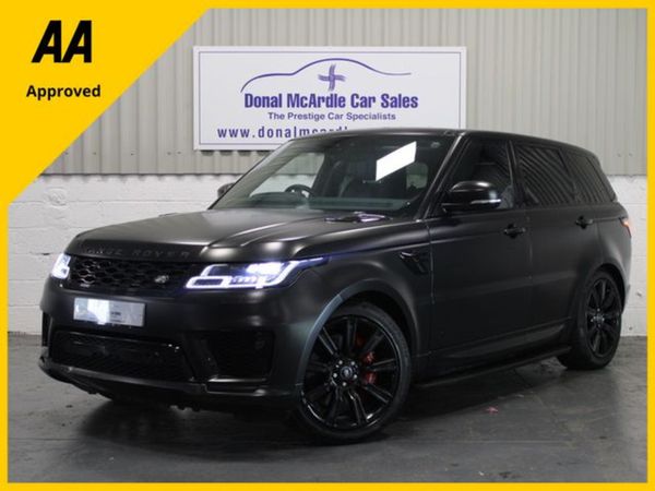 Land Rover Range Rover Sport SUV, Petrol Hybrid, 2022, Black