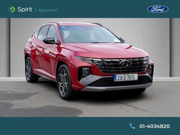 Hyundai Tucson SUV, Petrol Plug-in Hybrid, 2023, Red