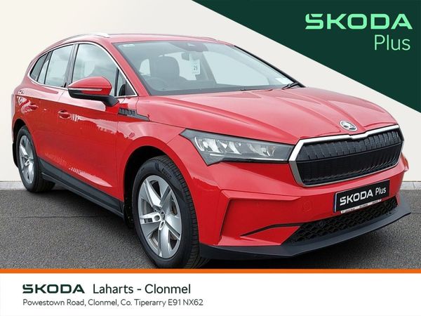 Skoda Enyaq SUV, Electric, 2024, Red