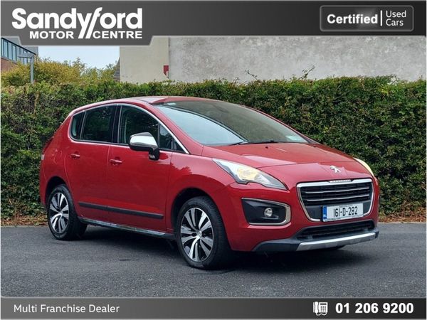 Peugeot 3008 Hatchback, Diesel, 2016, Red