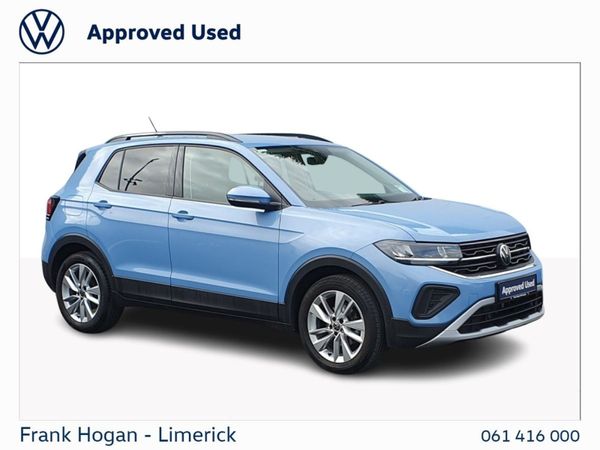 Volkswagen T-Cross SUV, Petrol, 2024, Blue