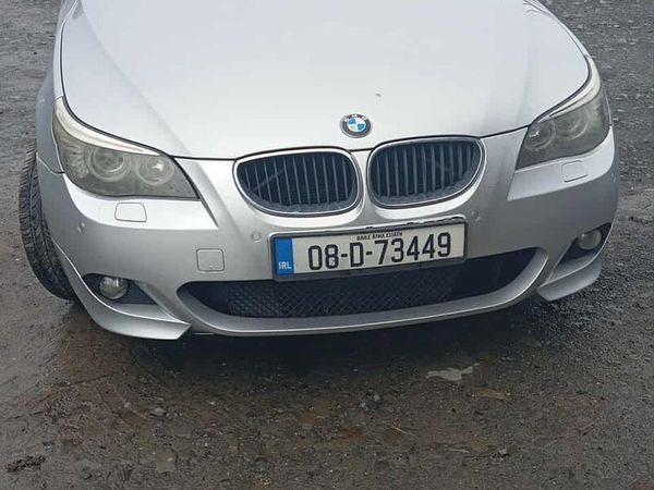 BMW 5-Series Saloon, Diesel, 2008, Silver
