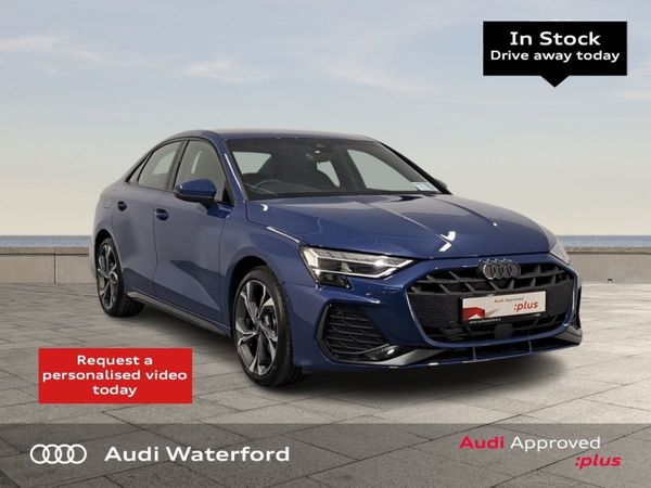 Audi A3 Saloon, Petrol, 2025, Blue
