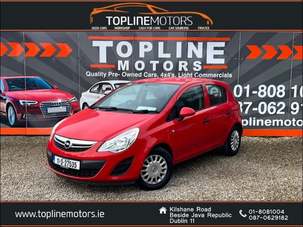 Opel Corsa Hatchback, Diesel, 2011, Red