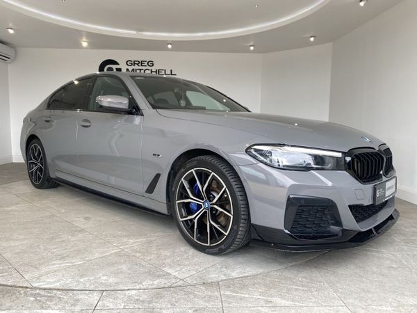 BMW 5-Series Saloon, Petrol Hybrid, 2022, Grey