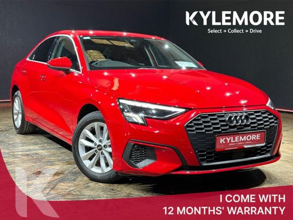 Audi A3 Saloon, Petrol, 2022, Red