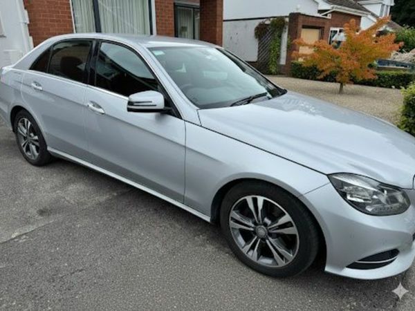 Mercedes-Benz E-Class Saloon, Diesel Hybrid, 2015, Silver