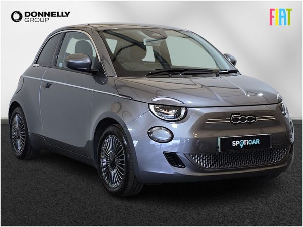 Fiat 500 Hatchback, Electric, 2022, Grey