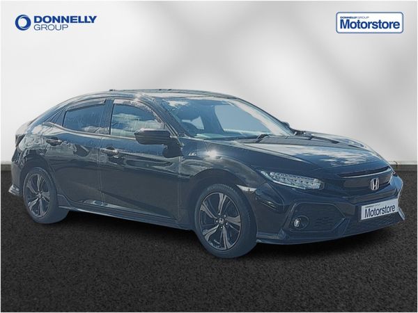 Honda Civic Hatchback, Petrol, 2019, Black