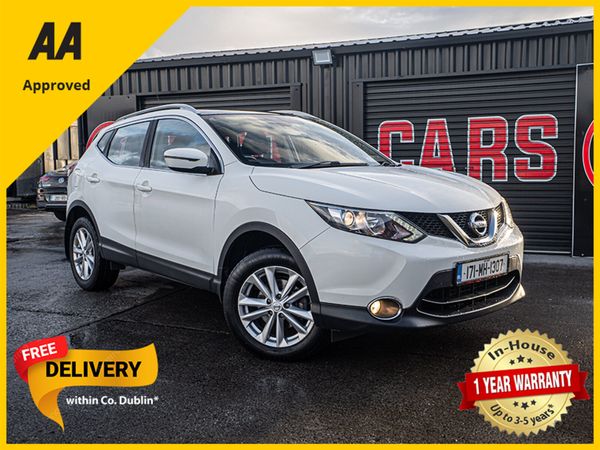 Nissan Qashqai SUV, Diesel, 2017, White