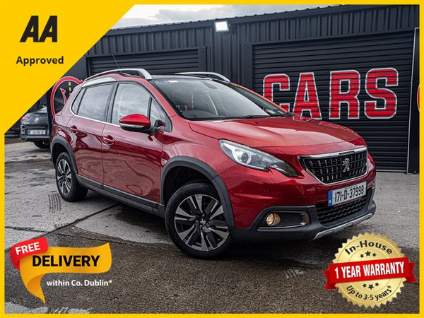 Peugeot 2008 Estate, Petrol, 2017, Red