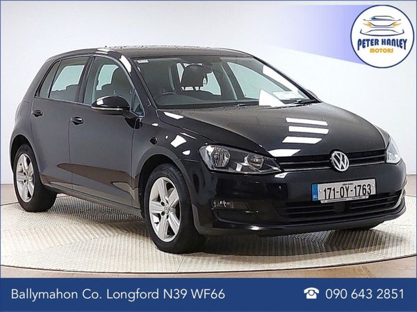 Volkswagen Golf Hatchback, Diesel, 2017, Black