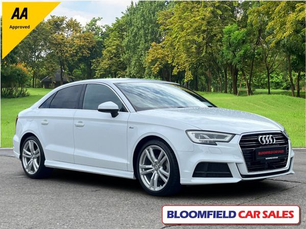 Audi A3 Saloon, Petrol, 2017, White