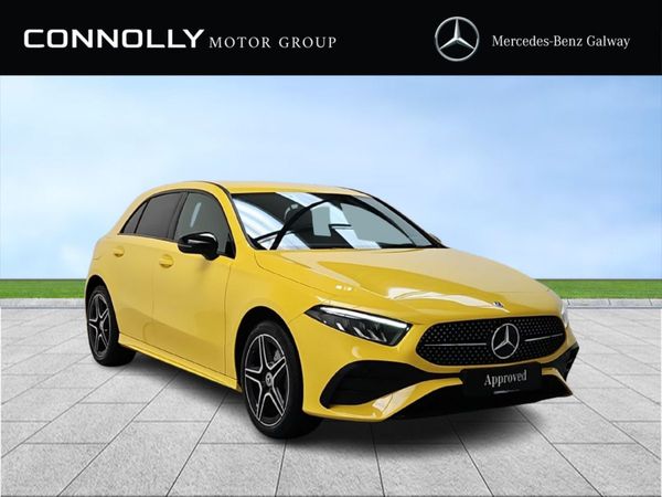 Mercedes-Benz A-Class Hatchback, Petrol Plug-in Hybrid, 2023, Yellow