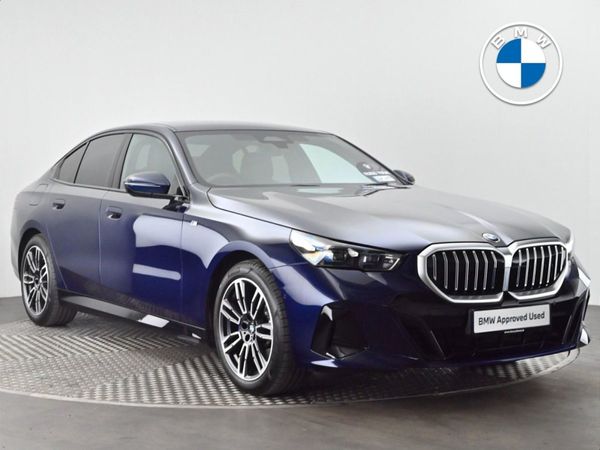 BMW 5-Series Saloon, Petrol Hybrid, 2025, Blue