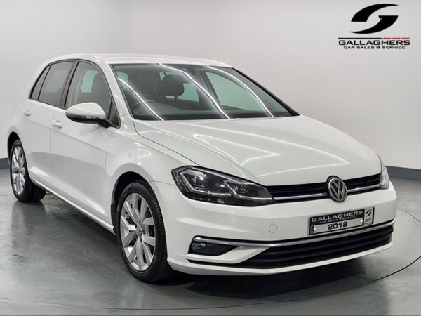 Volkswagen Golf Hatchback, Petrol, 2018, White