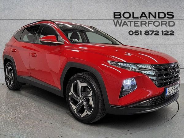 Hyundai Tucson SUV, Petrol Plug-in Hybrid, 2024, Red