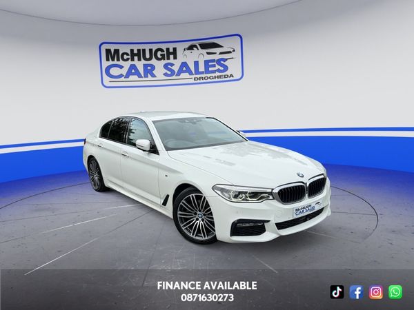 BMW 5-Series Saloon, Diesel, 2018, White