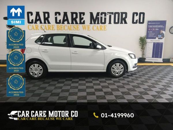 Volkswagen Polo Hatchback, Petrol, 2014, White